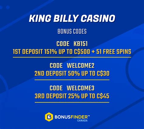 king billy casino bonus codes 2021